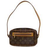 Louis Vuitton Pochette Cite Shoulder Bag Monogram Brown