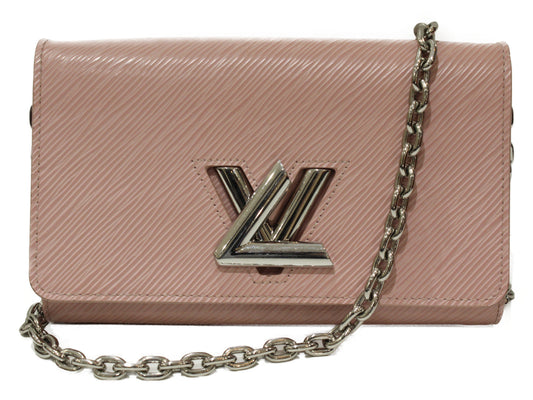 Louis Vuitton Portefeuille Twist Chain Epi Rose Ballerine Chain