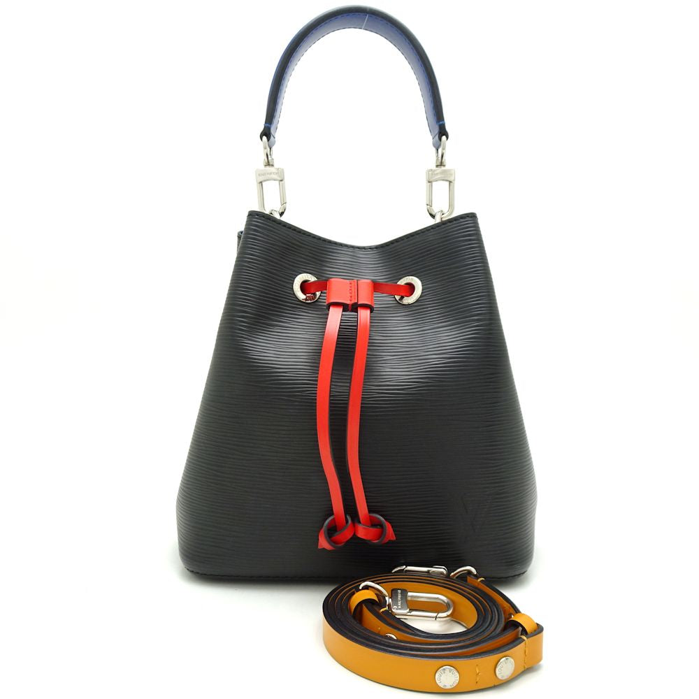 Louis Vuitton Epi Neonoe BB Noir Saffron Shoulder Bag