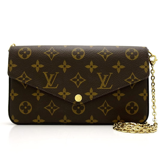 Louis Vuitton Monogram Pochette Felicie Brown