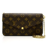Louis Vuitton Monogram Pochette Felicie Brown