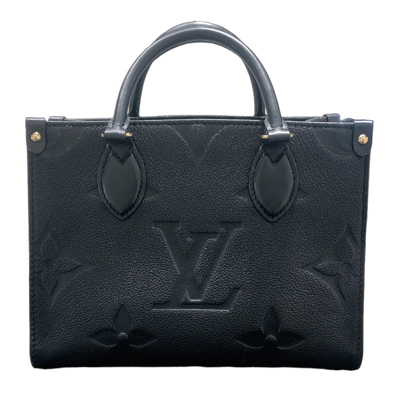 Louis Vuitton On The Go PM Black Gold Hardware
