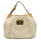 Louis Vuitton Damier Azur Galliera PM Shoulder Tote White