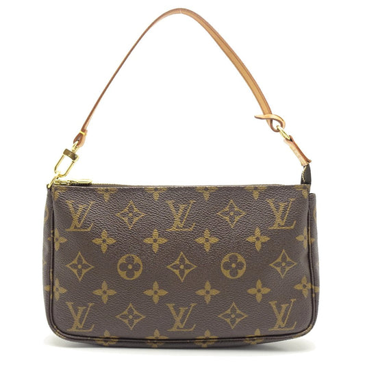 Louis Vuitton Monogram Pochette Accessoire Brown Accessory Pouch