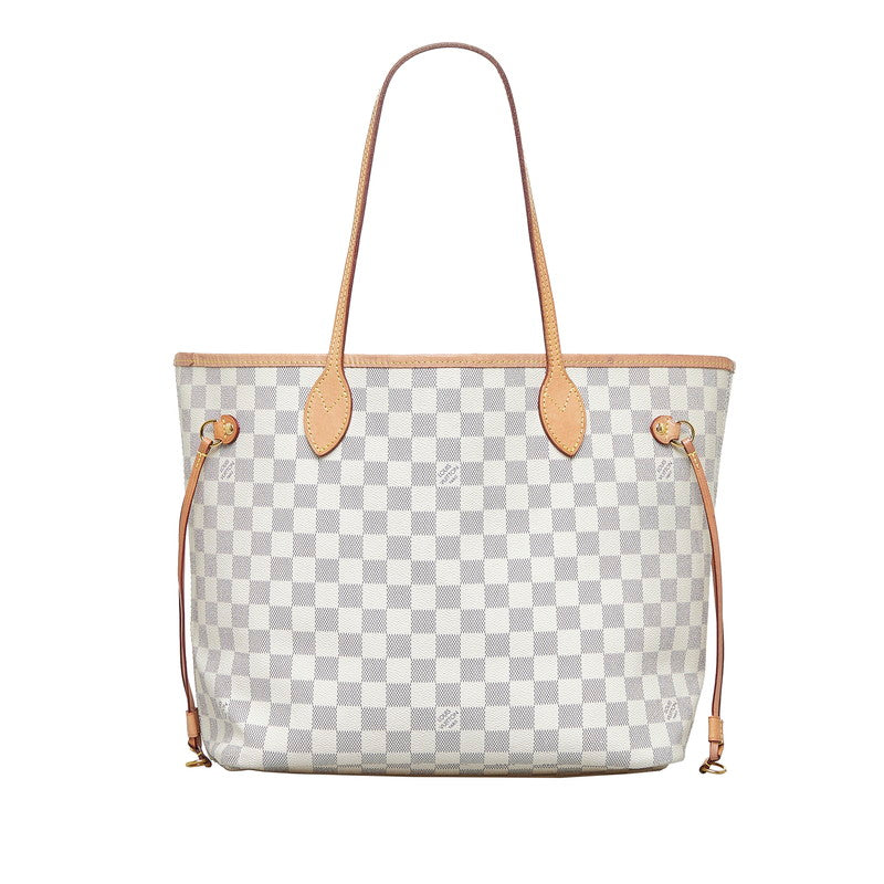 Louis Vuitton Damier Azur Neverfull MM Tote Bag