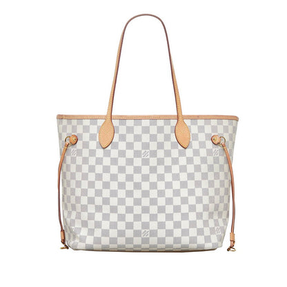 Louis Vuitton Damier Azur Neverfull MM Tote Bag