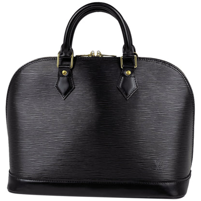 Louis Vuitton Alma Handbag Epi Noir Black