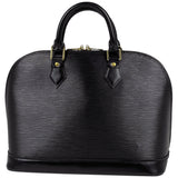Louis Vuitton Alma Handbag Epi Noir Black
