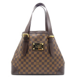 Louis Vuitton Damier Hampstead MM Ebene Tote Bag Brown
