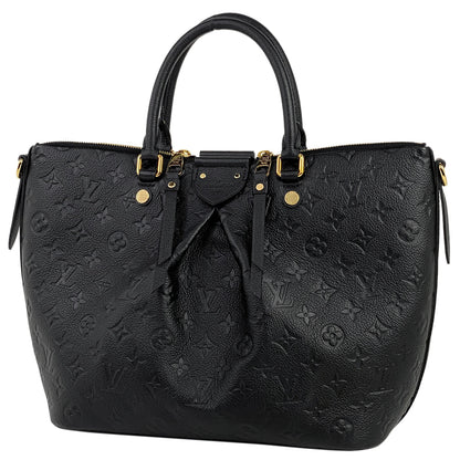 Louis Vuitton Mazarine MM Shoulder Bag Monogram Implant Noir Black