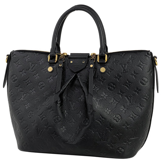 Louis Vuitton Mazarine MM Shoulder Bag Monogram Implant Noir Black