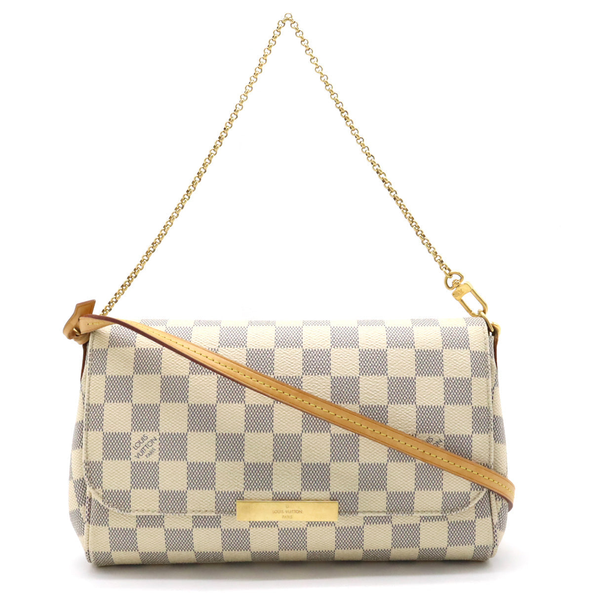 Louis Vuitton Damier Azur Favorite MM Accessory Pouch Clutch Bag