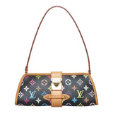 Louis Vuitton Monogram Multicolor Shirley Handbag Black Multicolor PVC Leather