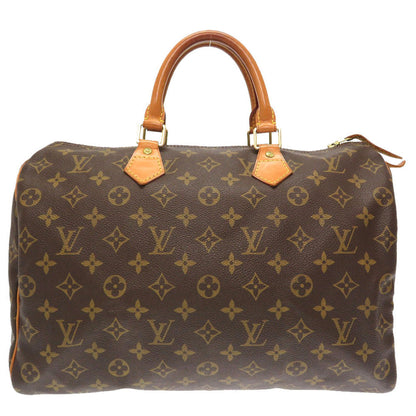 Louis Vuitton Monogram Speedy 35 Handbag Bag LV