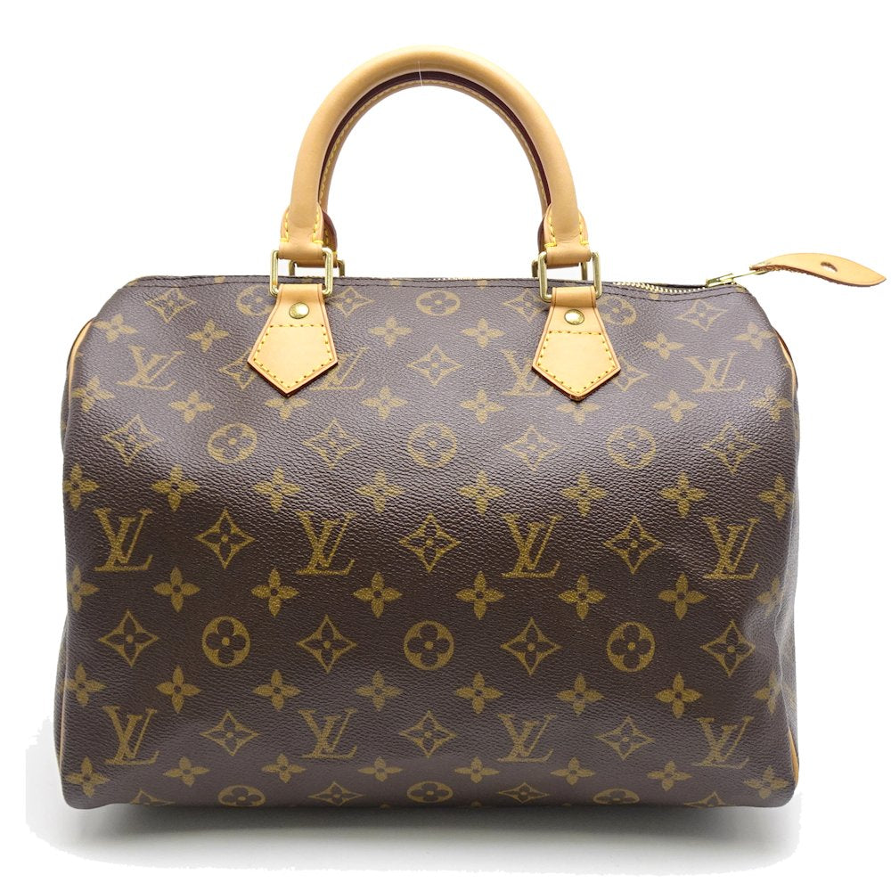 Louis Vuitton Monogram Speedy 30 Brown Boston Bag