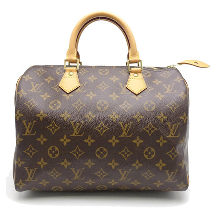 Louis Vuitton Monogram Speedy 30 Brown Boston Bag