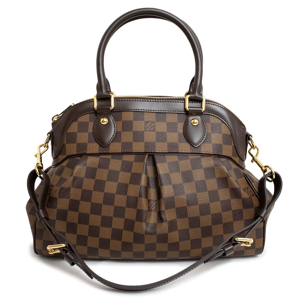 Louis Vuitton Trevi PM 2way Handbag Shoulder Bag Damier Brown