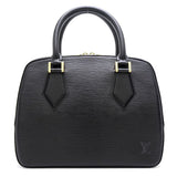 Louis Vuitton Epi Sablon Noir Handbag Black