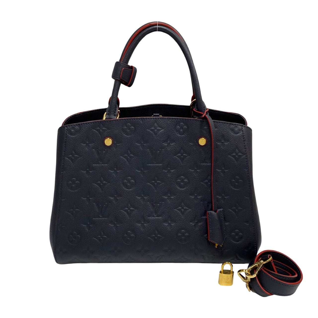 Louis Vuitton Emprene Montaigne MM Leather Navy