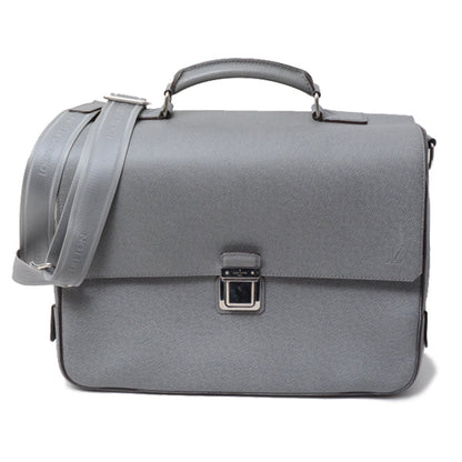 Louis Vuitton Vasili PM Handbag Taiga Gray