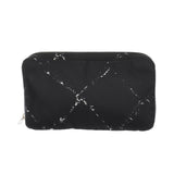 Chanel Travel Line Jewelry Case Black Silver Hardware Nylon Pouch