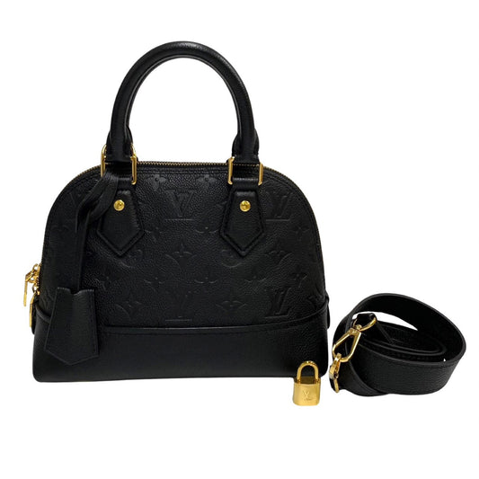 Louis Vuitton Neo Alma BB Empreinte Shoulder Bag Black