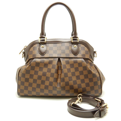Louis Vuitton Damier Trevi PM Ebene 2WAY Bag Brown