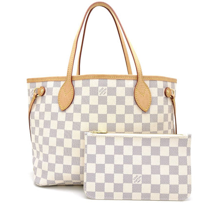 Louis Vuitton Damier Azur Neverfull PM Tote Bag