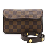 Louis Vuitton Damier Pochette Florentine Ebene Waist Pouch Brown