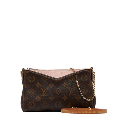 Louis Vuitton Parascratch Crossbody Chain Shoulder Bag Brown