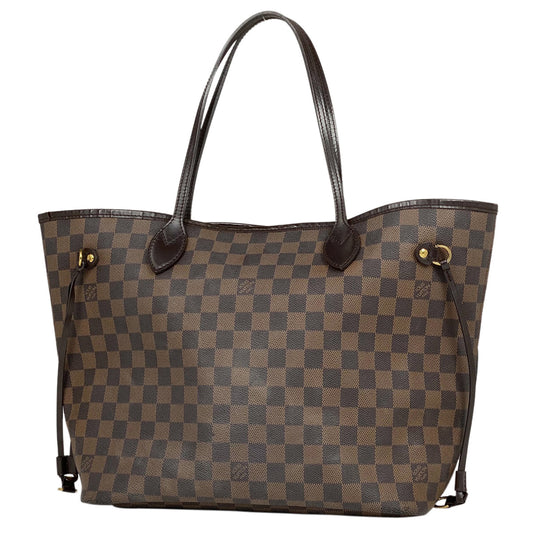 Louis Vuitton Neverfull MM Shoulder Bag Tote Bag Damier Brown