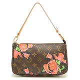 Louis Vuitton Monogram Rose Pochette Accessoire Brown Accessory Pouch