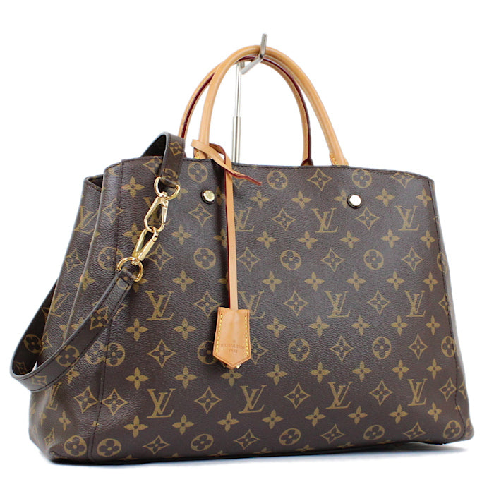 Louis Vuitton Monogram Brown Montaigne GM Handbag Shoulder Bag