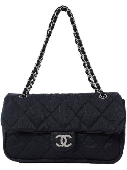 Chanel Matelasse Chain Shoulder Bag Black