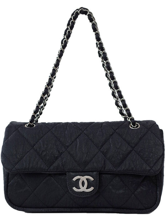 Chanel Matelasse Chain Shoulder Bag Black