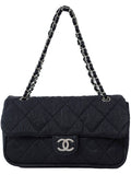 Chanel Matelasse Chain Shoulder Bag Black
