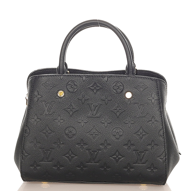 Louis Vuitton Empreinte Montaigne BB Shoulder Bag Black