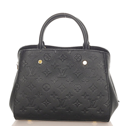 Louis Vuitton Empreinte Montaigne BB Shoulder Bag Black