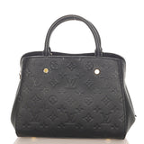 Louis Vuitton Empreinte Montaigne BB Shoulder Bag Black