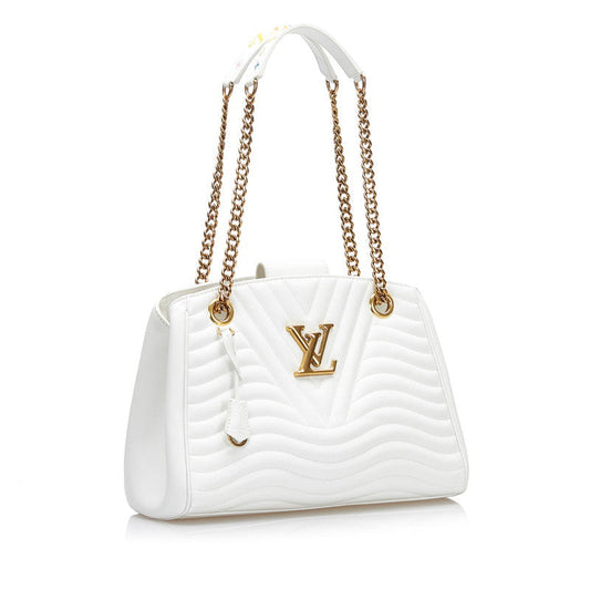 Louis Vuitton New Wave Chain Calf Leather Snow White