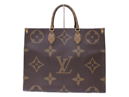 Louis Vuitton On The Go GM Giant Monogram Reverse Tote Bag
