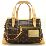 Louis Vuitton Monogram Riveting Brown Shoulder Bag