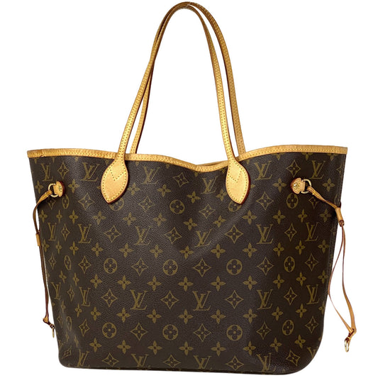 Louis Vuitton Neverfull MM Shoulder Bag Monogram Brown