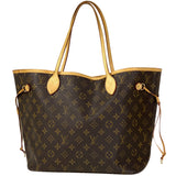 Louis Vuitton Neverfull MM Shoulder Bag Monogram Brown