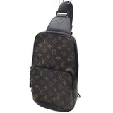 Louis Vuitton Avenue Sling Bag Monogram Macassar Body Bag