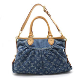 Louis Vuitton Denim NeoCabby MM Tote Shoulder Bag