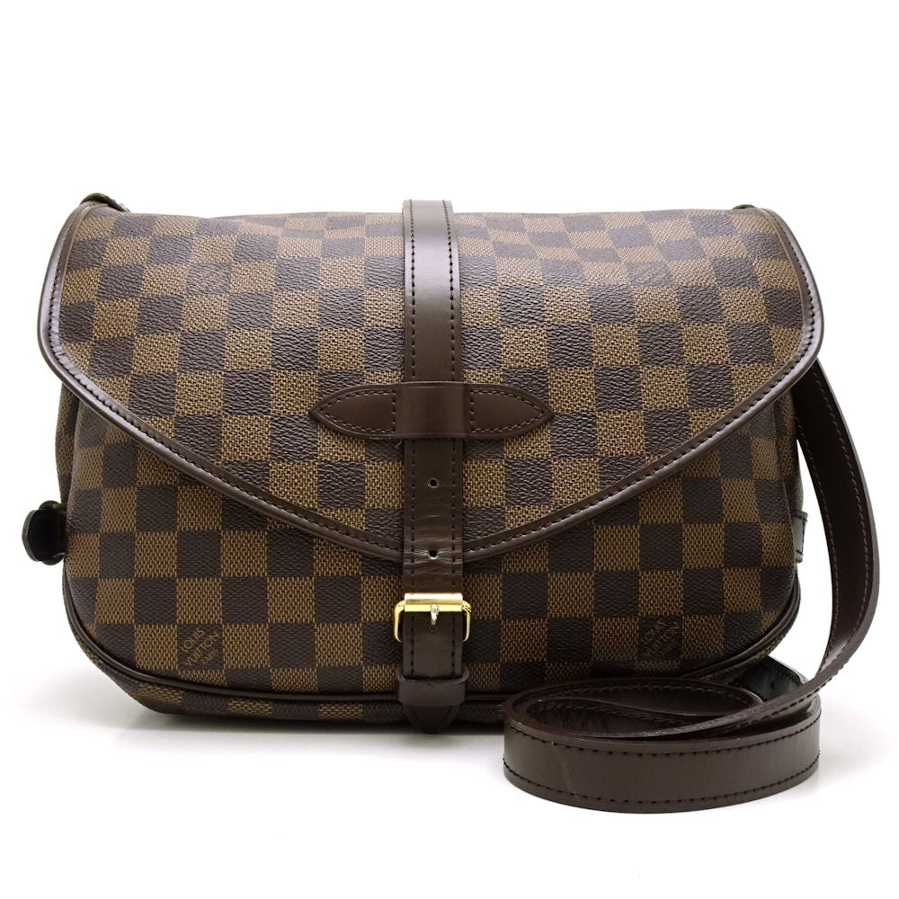 Louis Vuitton Damier Saumur 30 Ebene Diagonal Brown