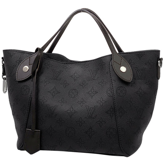 Louis Vuitton Hina PM Shoulder Bag Monogram Mahina Black