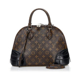 Louis Vuitton Monogram Shiny Alma PM Handbag Brown
