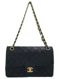 Chanel Matelasse Chain Shoulder Bag Black